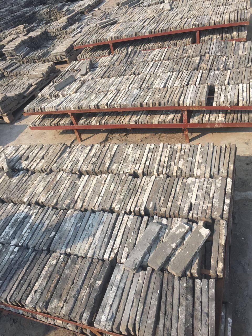 taitone old gray reclaimed brick slice for wall