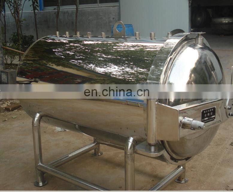 Tin can food steam retort machine