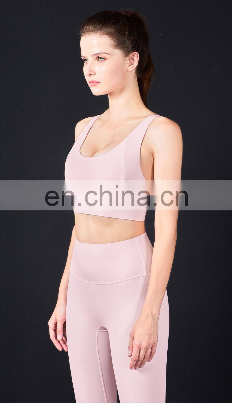 High Support Sports Bras With Back Buckle for Women High Quality Yoga Bra Fitness Sport Bra Top