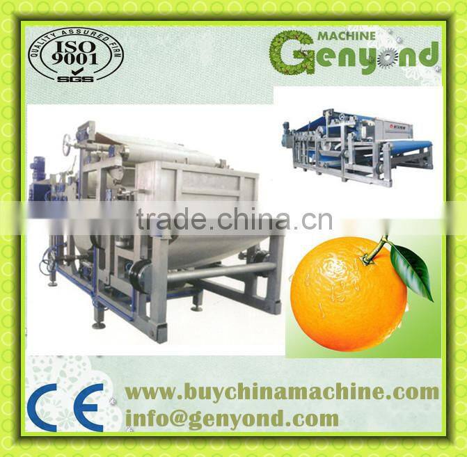 belt extractor for press juice from fruit and vegetables