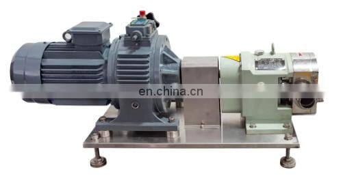 Stainless steel high viscosity rotor pump food grade transfer pump Sanitary  colloid pump