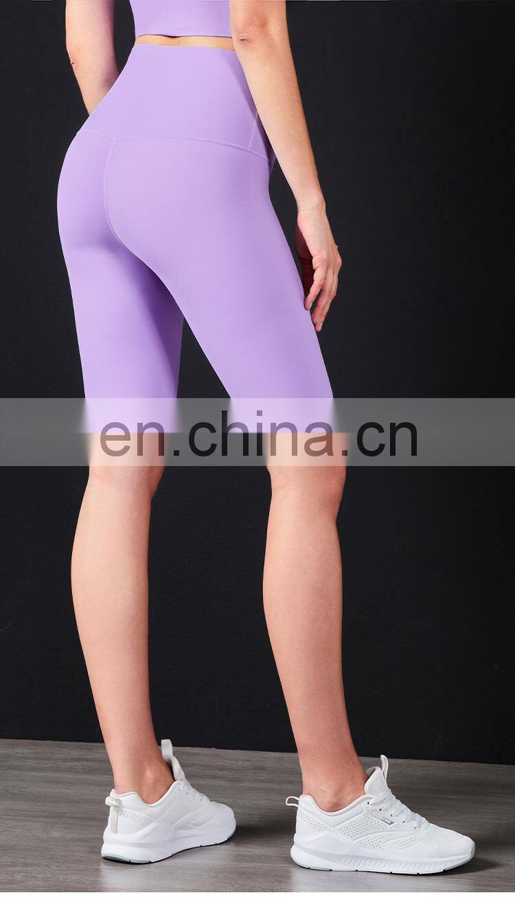 Wholesale Tummy Control Yoga Short Workout Running Athletic High Waist Sport Leggings for Women