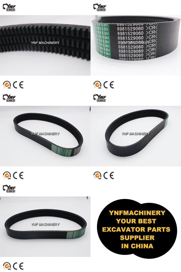 8-98152906-0 8981529060 Fan Belt for ZX200 6BG1 Excavator