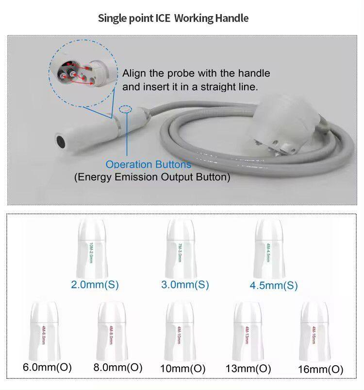 Micro Needle RF Face Lifting and Fat Reduce for Face Body Slimming ICE Beauty Equipment