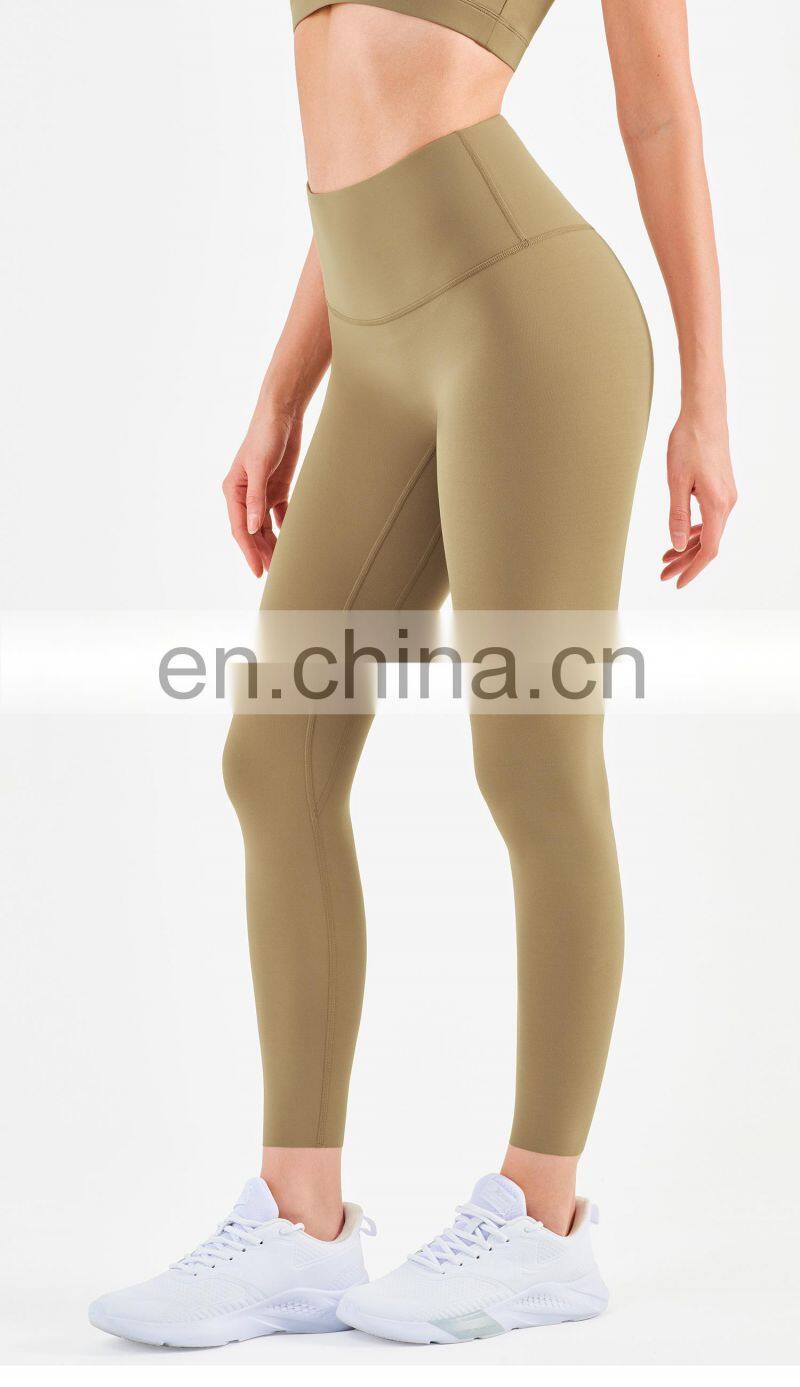 High Waist Leggings Workout Gym Soft Stretchy Yoga Pants Without T Line