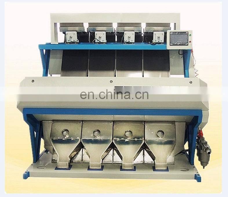 Dry fruits CCD color camera sorter grain selector sorting machine