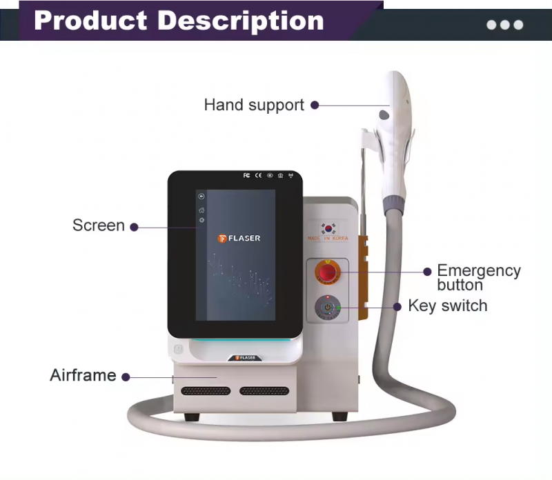 Japan DPL IPL Portable Beauty Machine for Hair Removal Skin Rejuvenation Door to Door Service