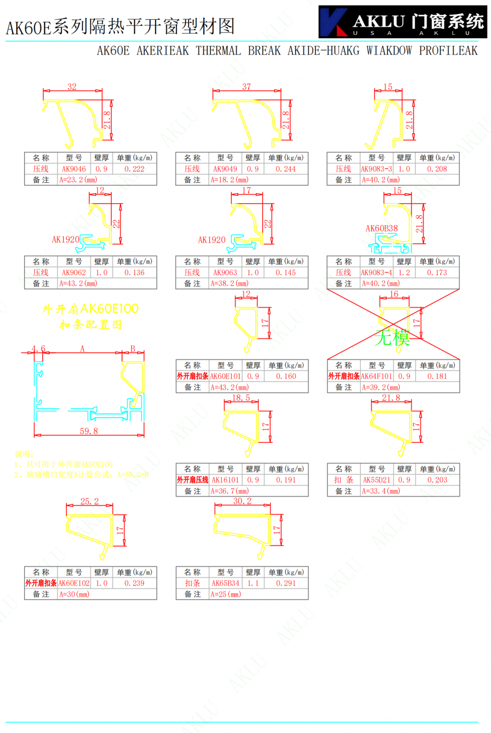 60系列门窗工程类10