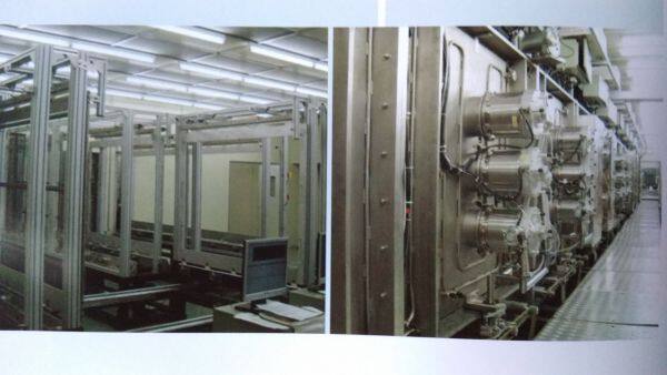 Sputtering line for AZO/ITO glass coating