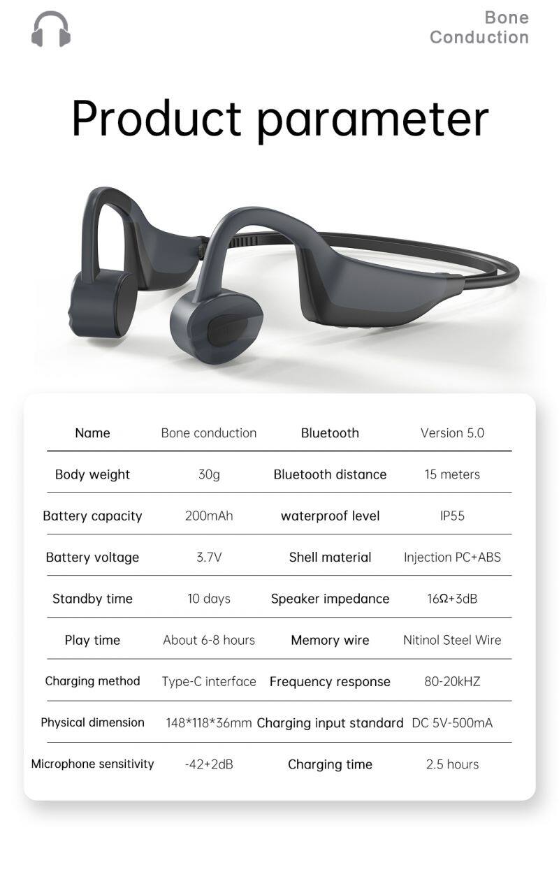 New Swim Bone Conduction Headphones Bluetooth Wireless Earphone 16GB MP3 Music Player Waterproof Earbuds Fitness Sport Headset