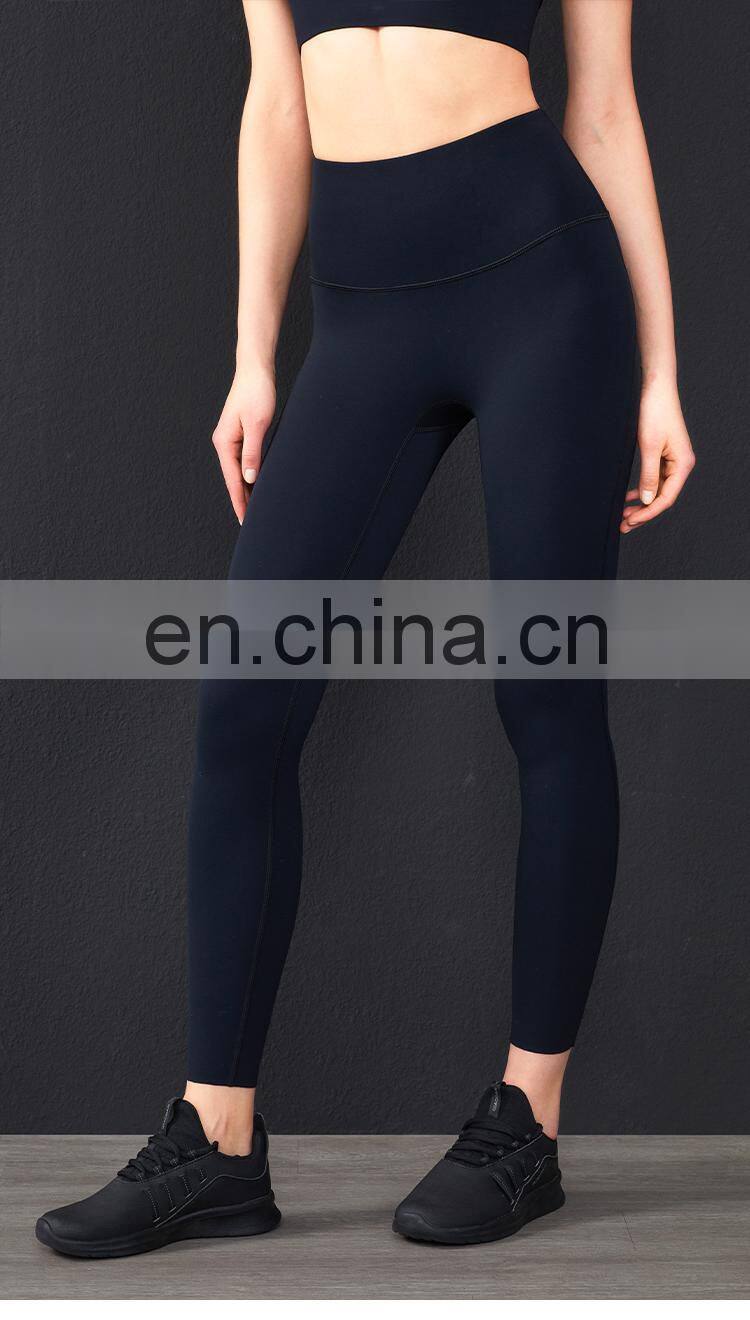 2022 Wholesale Anti Curling High Waist Yoga Pants No T Line Yoga Leggings ECO Friendly