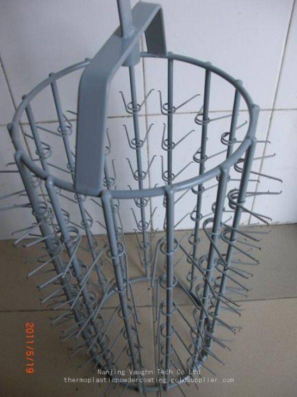 gray color Thermoplastic Polyethylene Powder Coating for Electroplating Racks Jigs