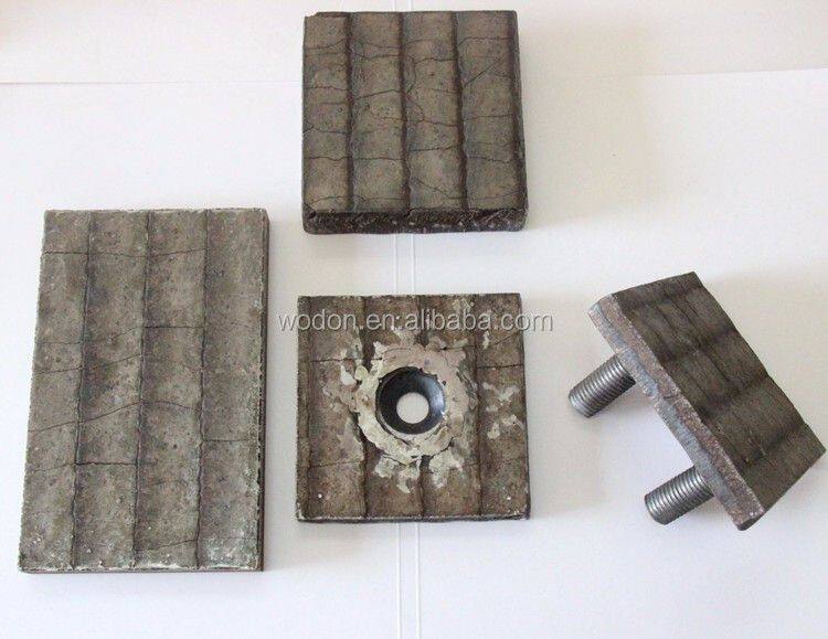 Wodon chromium alloy bimetal hardfacing plate for mining machinery