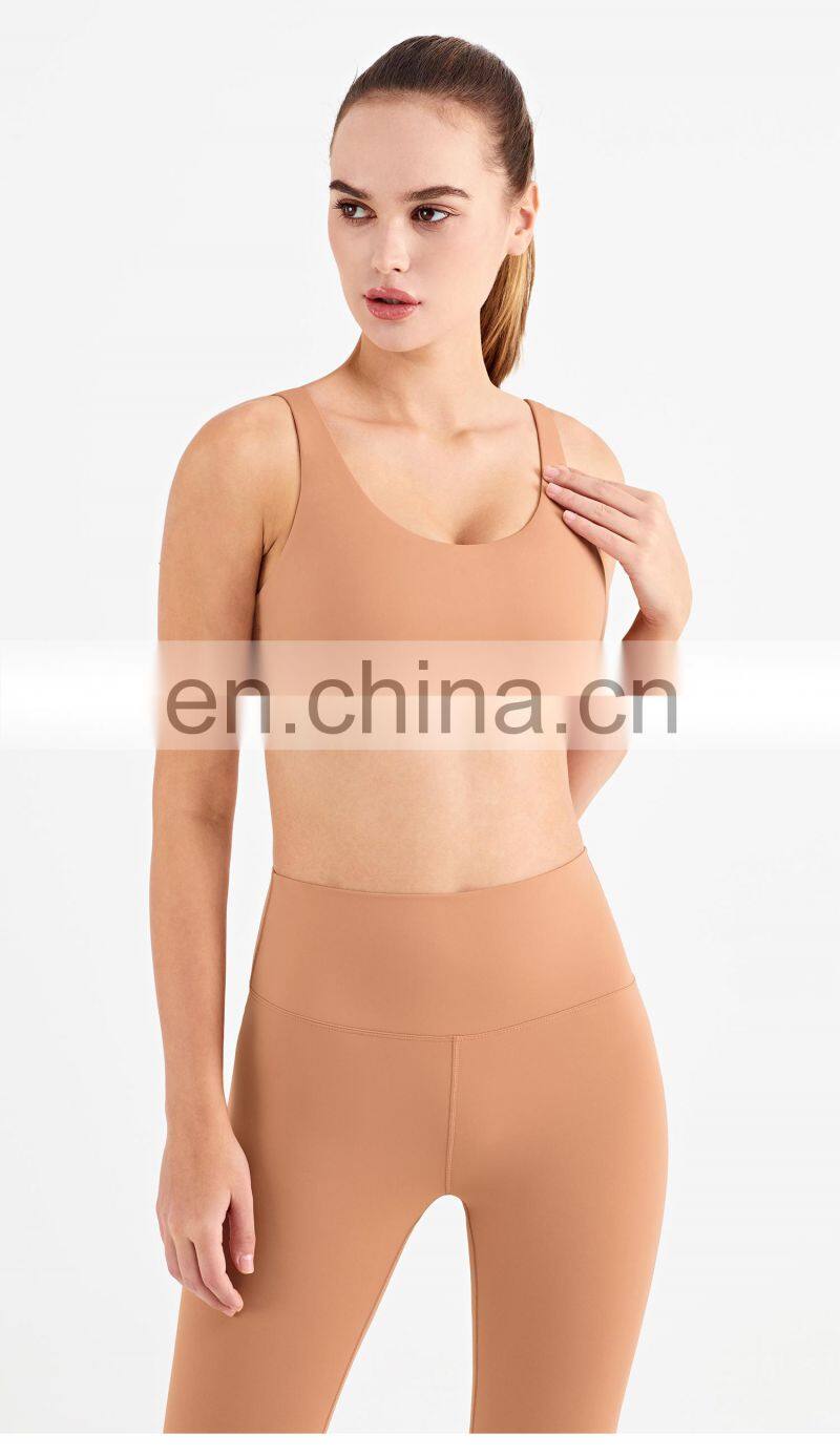 The New Fashion Cloud Feeling Adjustable Strappy Sports Bra Private Label Yoga Clothing