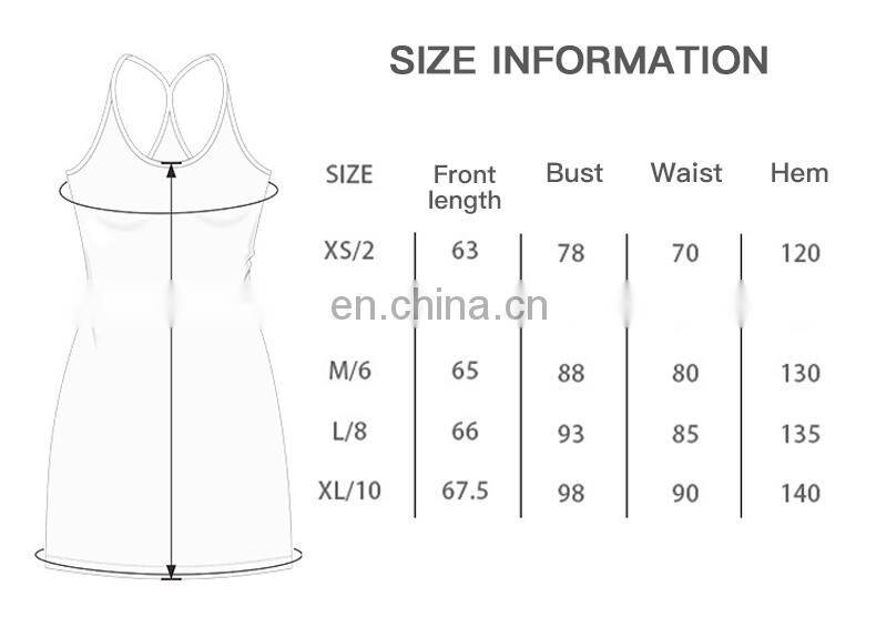 Women Golf Dress Y Back 2-in-1 Shorts Side Pocket Golf Tennis Dress Golf Skirt Comfort fabric