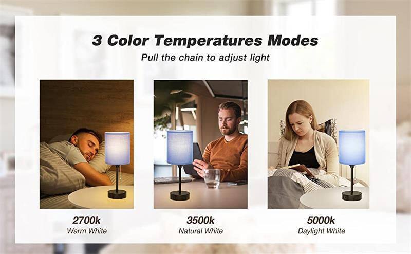 Nordic Style Bedroom Table Lamp Study Room Decoration USB Desk Lamp Led Bedside Table Lamp