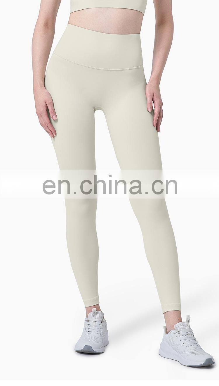 2021 ECO Girls Fitness Sport Leggings Tights Pants Custom Logo Push Up Yoga Pants With Pocket