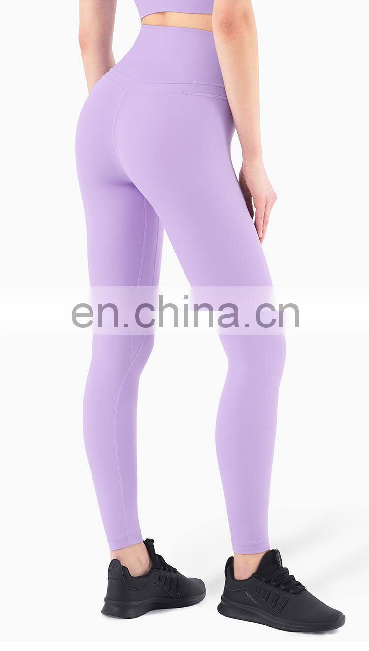 High Waist Yoga Legging Butt Lifting Yoga Pants Sport Leggings With Pocket For Women