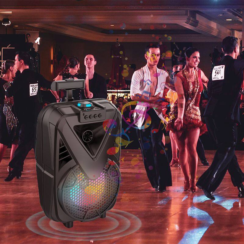 ZQS8136 sell well subwoofer 15W power single 8 inch speaker wireless bass sound bluetooth speaker