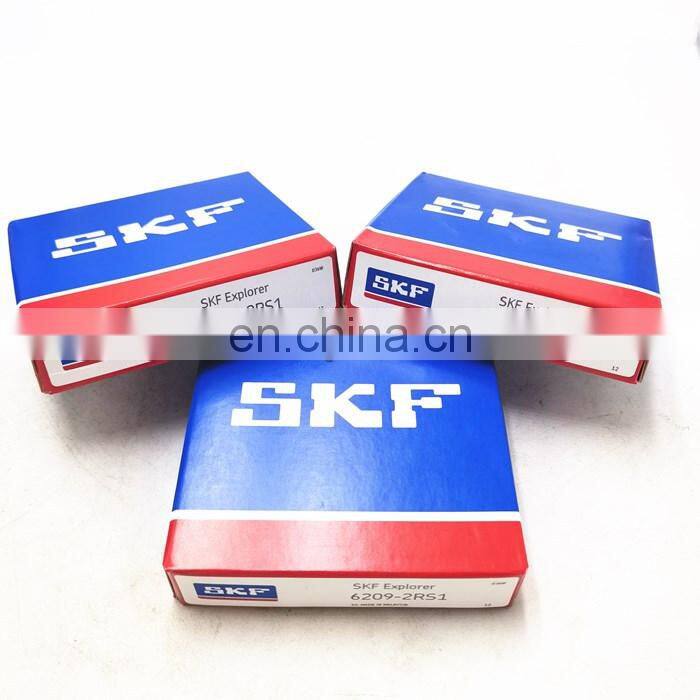 Original SKF brand High quality and Fast delivery 6209-2RS1 bearing size:30*62*16mm Deep groove ball bearing 6209-2RS1