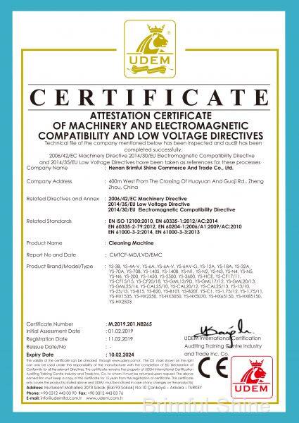 CE certificate