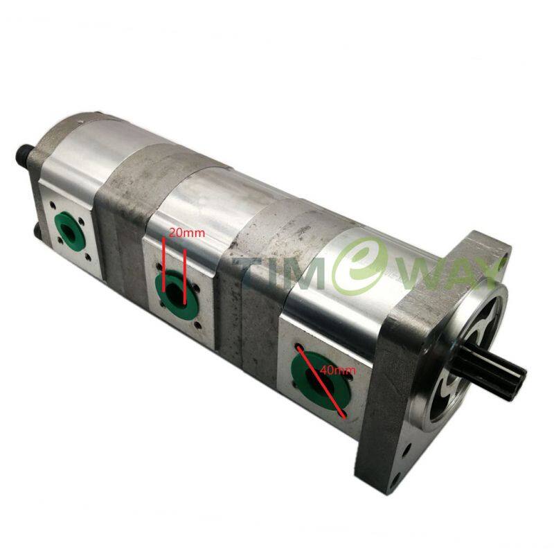 KUBOTA K-028 Triple Gear Pump This Triple Pump That Can Be Customized According to Your Requirements