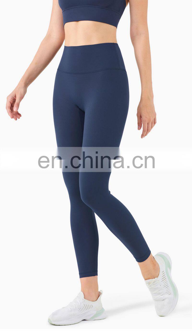 2021 ECO Girls Fitness Sport Leggings Tights Pants Custom Logo Push Up Yoga Pants With Pocket