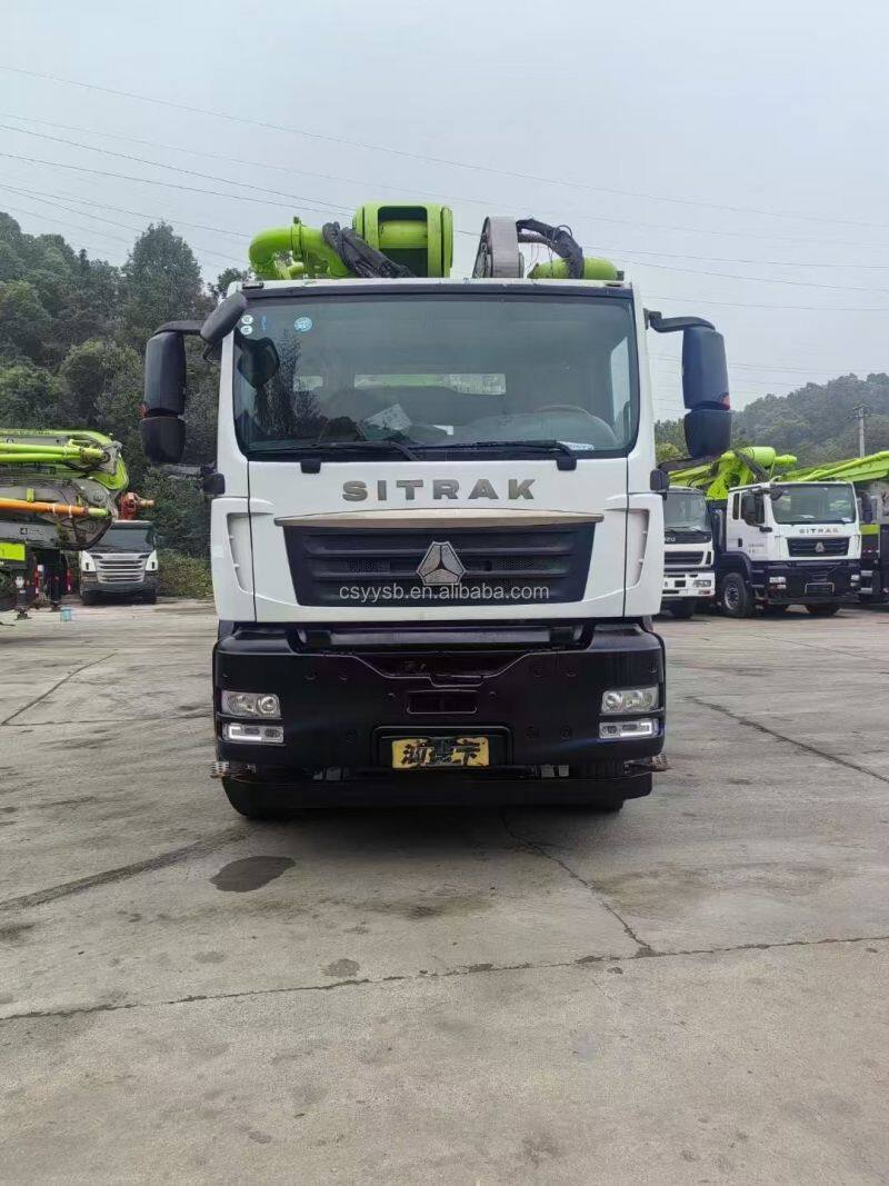 Good Quality Vacuum Suction SITRAK 59M Cement Power Steering 2021 Hot Specification  59m Concrete Pump Truck for Sale