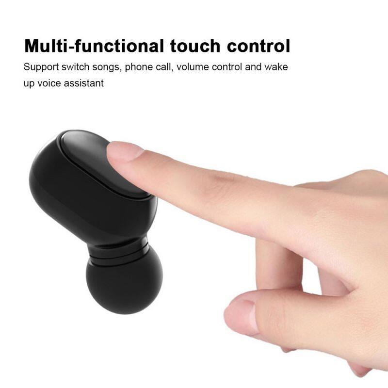 TWS True Wireless Waterproof Sports Headphone Bluetooth-compatible 5.0 Earbuds In Ear Earphone Built-in Mic Charging Case