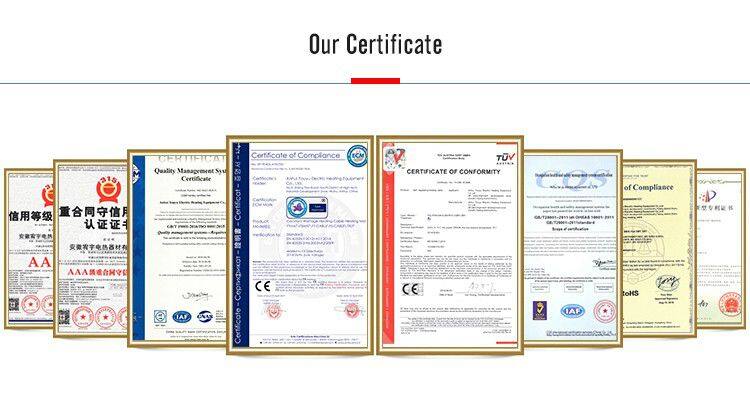 Heating Cable With Temperature Sensor Is Composed of Heating Cable a Temperature Switch a Power Cord and a Power Plug