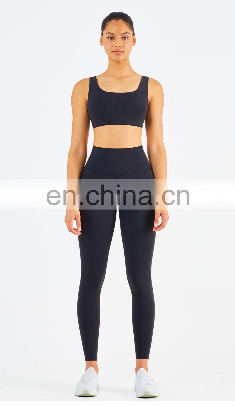 Gym Activewear Sexy Sports Bra Crop Top Outfits Women Gym Fitness Sets Tights Leggings