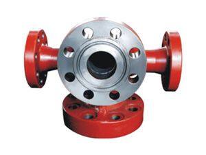Discharge Cross Tee Oil Drilling Machinery Parts Petroleum Equipments Spares oilfield rigs.jpg