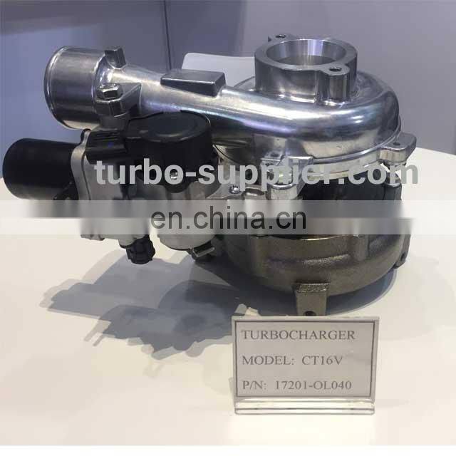 CT16V turbo type 17201-ol040 17201-OLO40 turbocharger application for Toyota HAICE 1KD-FTV turbo 1kd