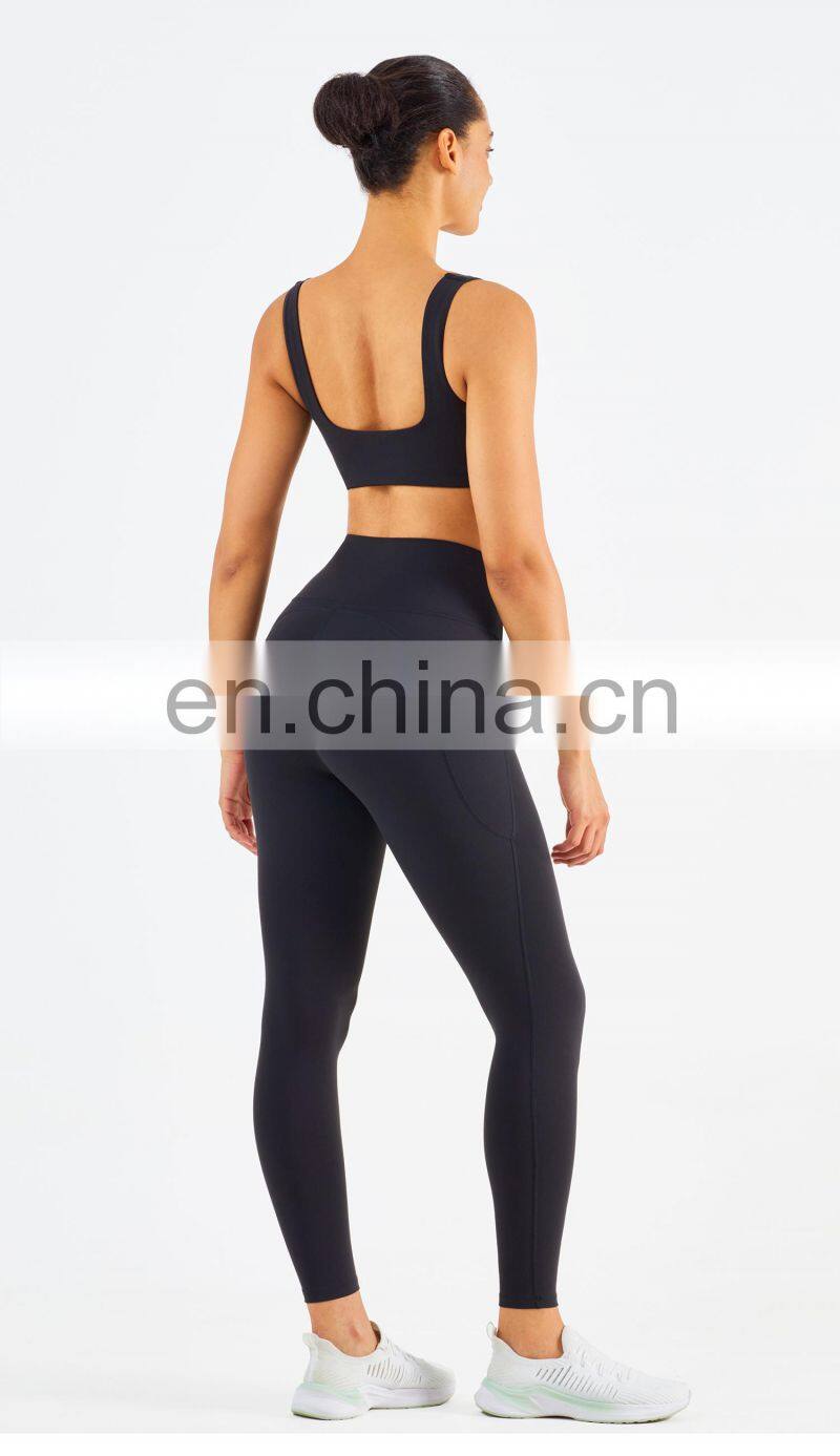 Gym Activewear Sexy Sports Bra Crop Top Outfits Women Gym Fitness Sets Tights Leggings