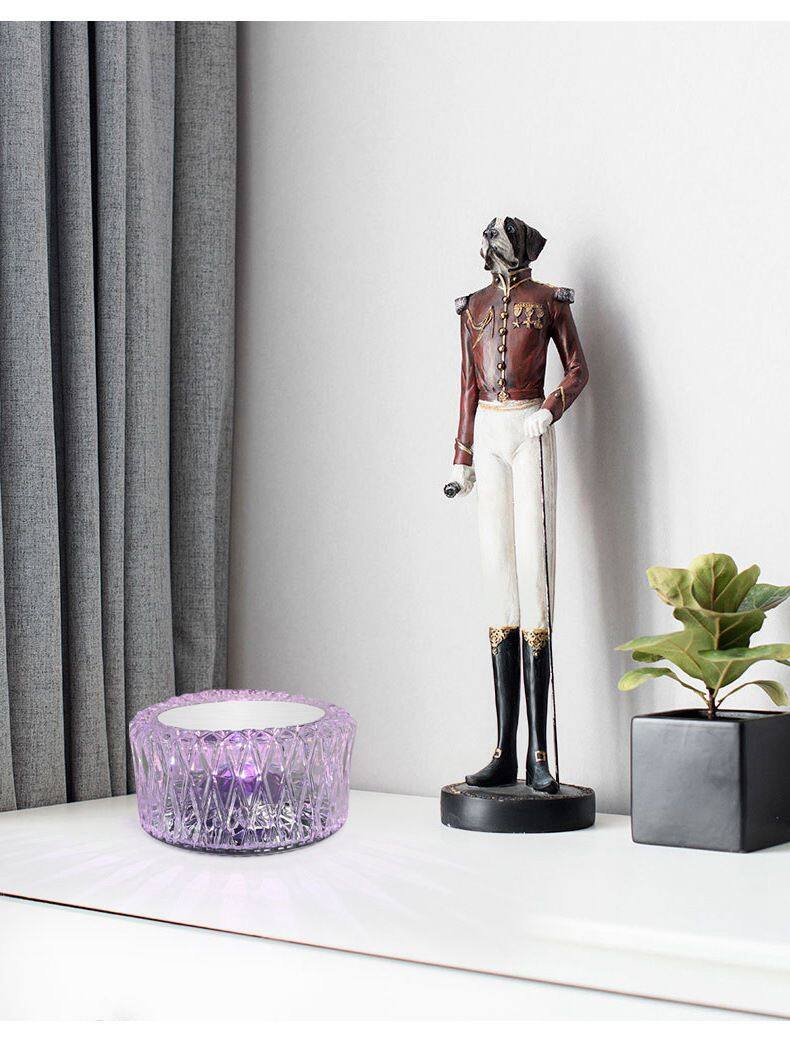 Bird's Nest Crystal Table Lamp Bedroom Atmosphere Light Creative Night Light