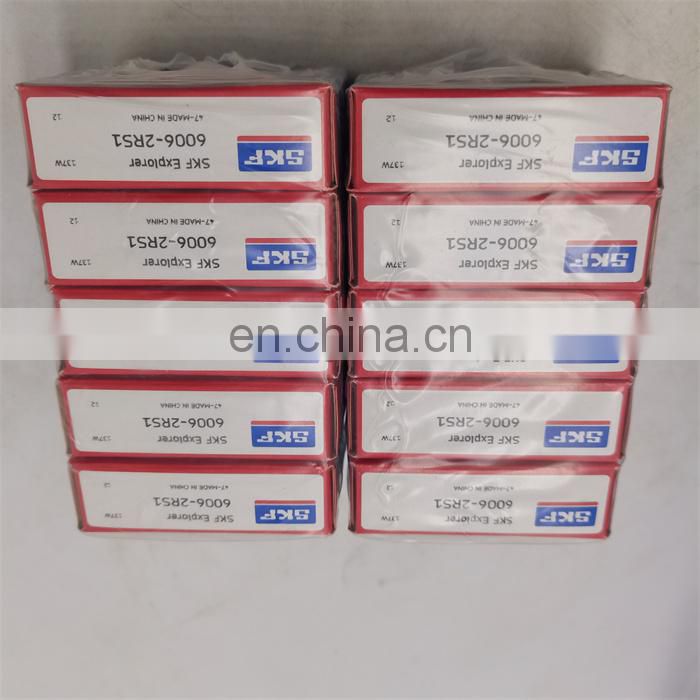 High quality original SKF bearing 6006-2RS1 deep groove ball bearing 6006-2RS1 SKF bearing catalogue in china