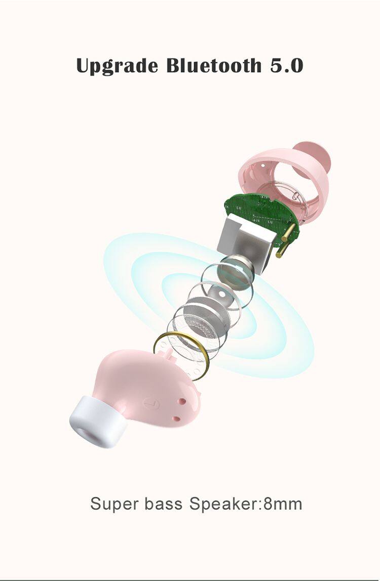 Free shipping Amazon hot TW70 Wireless headset Bluetoth earplug 5.0 Game music TWS Automatic matching Bluetoth headset