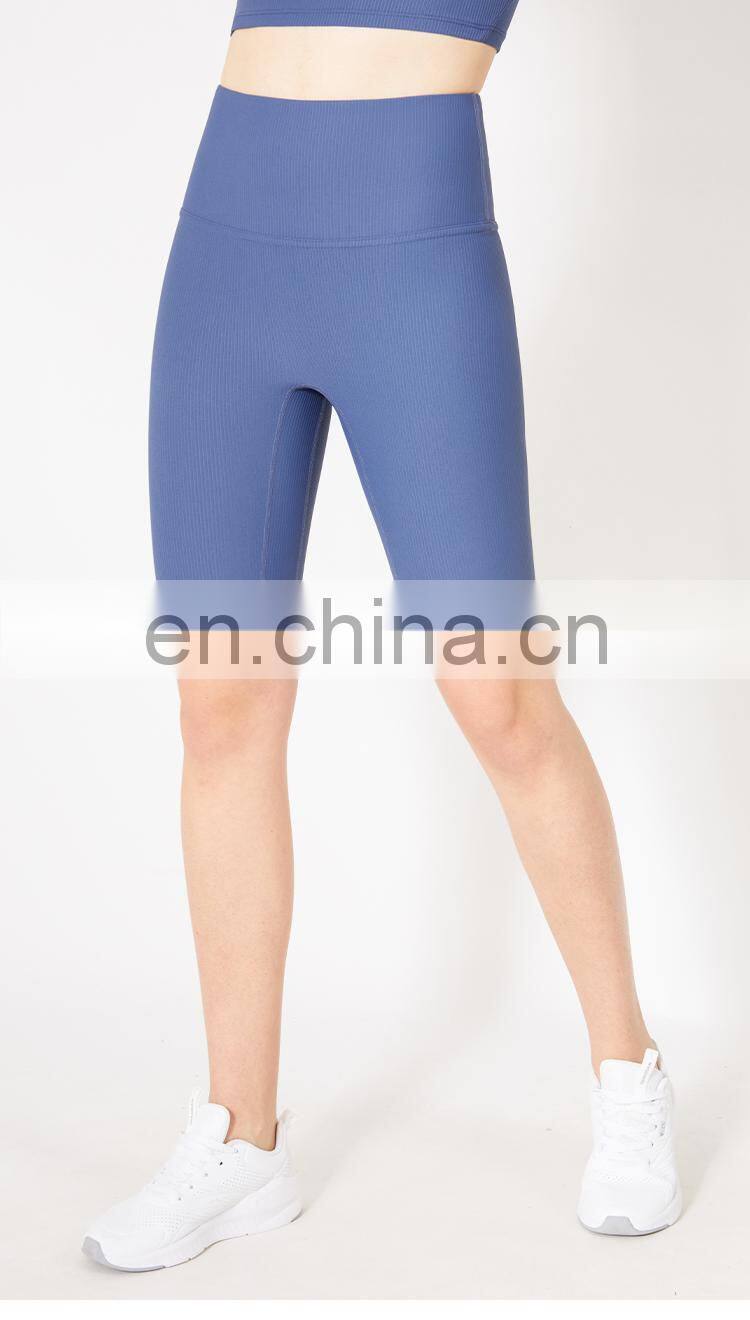 Recycled Custom Fitness Leggings Peach Buttocks Gym Shorts Women