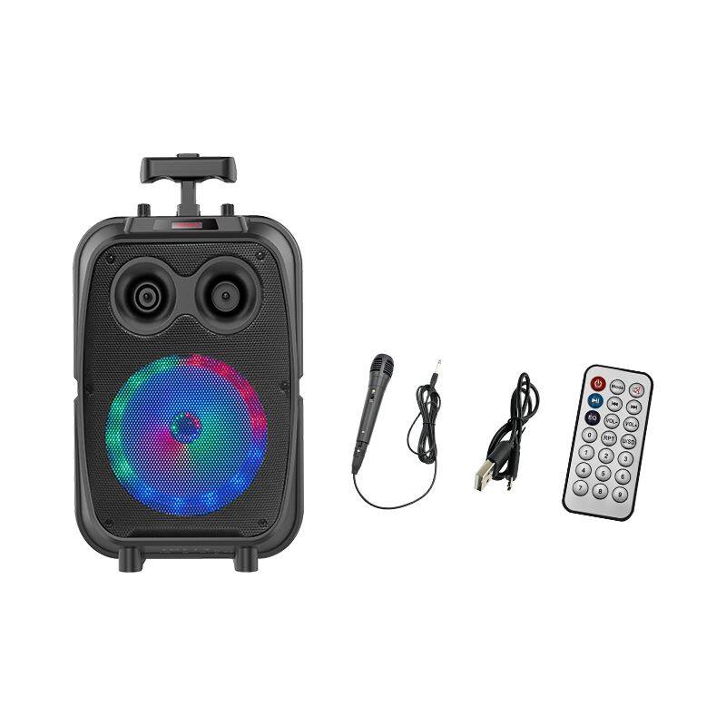 ZQS8120 portable single 8 inch 15W power subwoofer OEM wireless bluetooth loudspeaker for outdoor