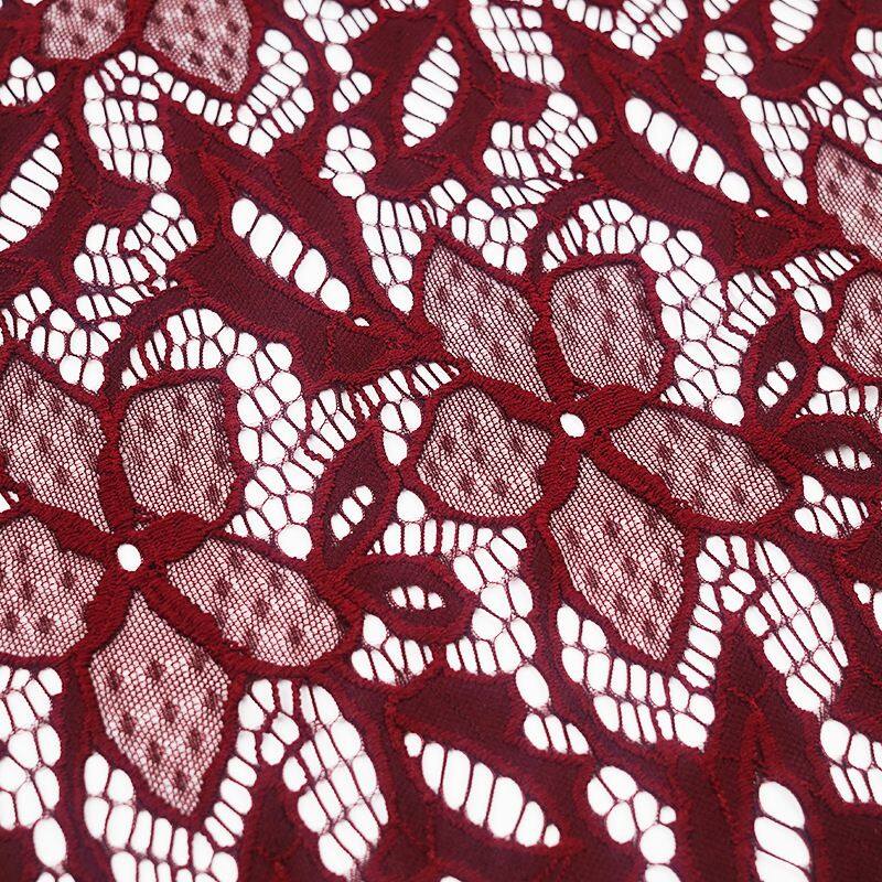 Burgundy Lace Fabric: The 2026 AW Trend Driving Higher Margins for Fashion Brands