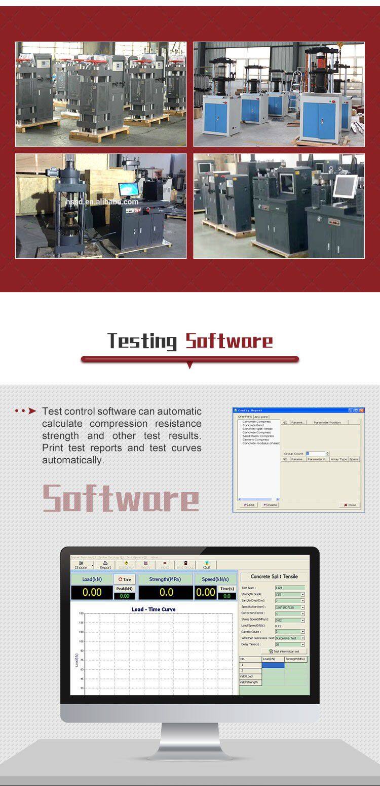 YAW-3000DH 3000KN CTM Computer Automatic Compression Testing Machine