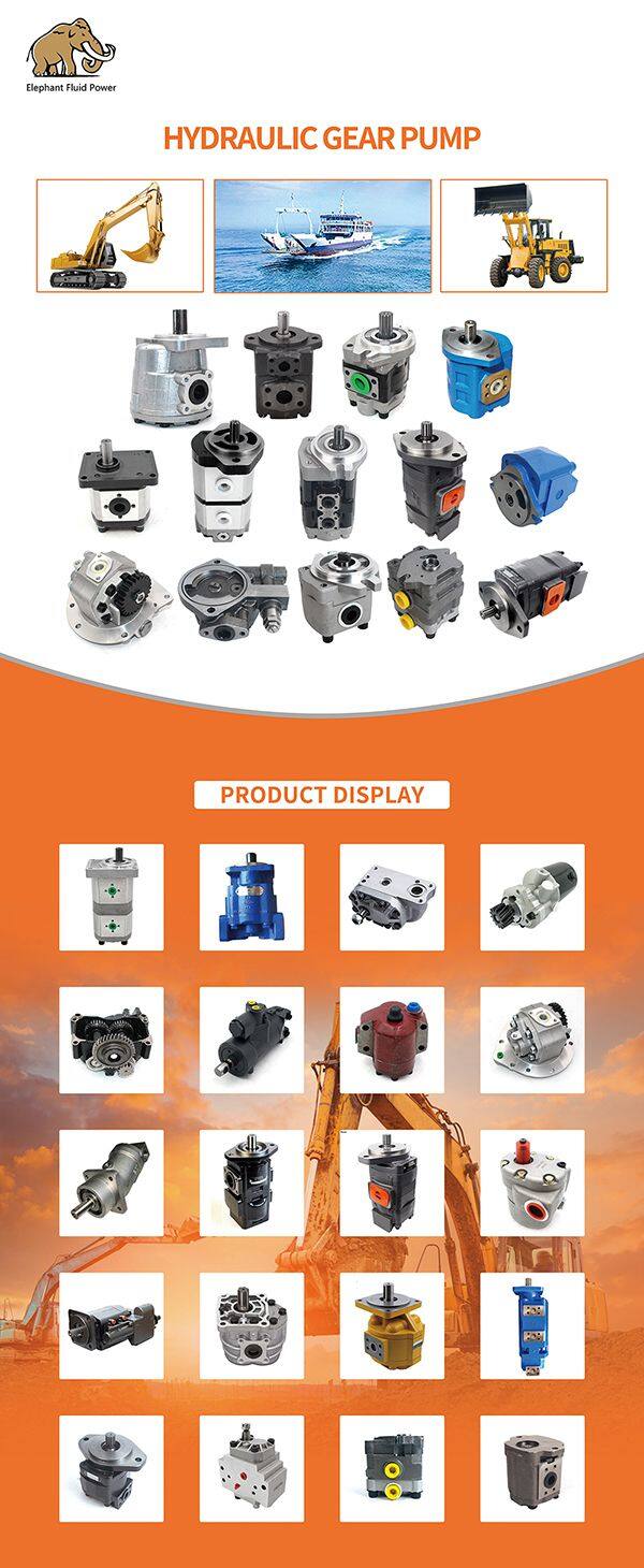 Hydraulic Pump Replenishment Pump Pilot Gear Pump K3V112 SK135 (three Oil Ports)