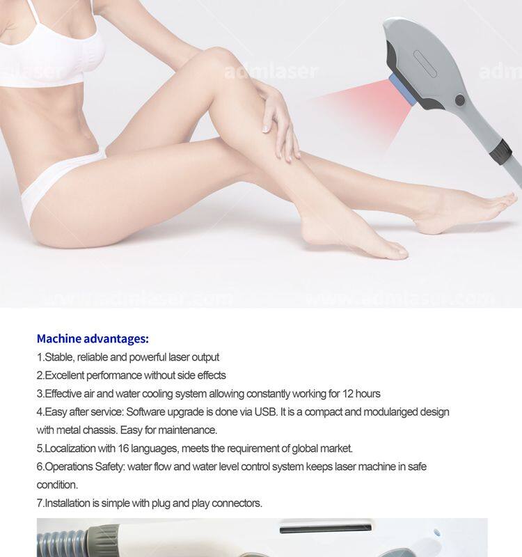 Portable E-light Skin Treatment Professional OPT IPL Laser Super Hair Removal Machine