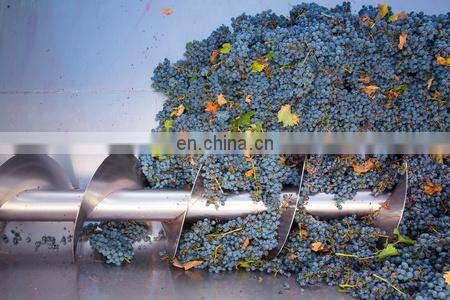 Industrial Grape Crushing Equipment Grape Stemming Crushing Stalk Removing unit Grape Stem Separator separation machine