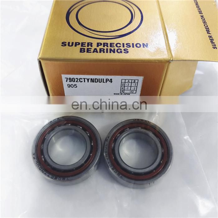 China 7902CTYNDULP4 Duplex Angular Contact Bearing 7902CTY bearing 7204ctyndulp4 size 15*28*14mm 7902 bearing