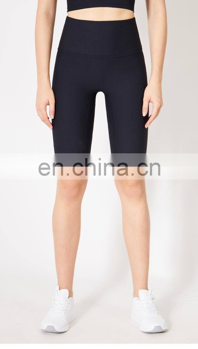 Recycled Custom Fitness Leggings Peach Buttocks Gym Shorts Women