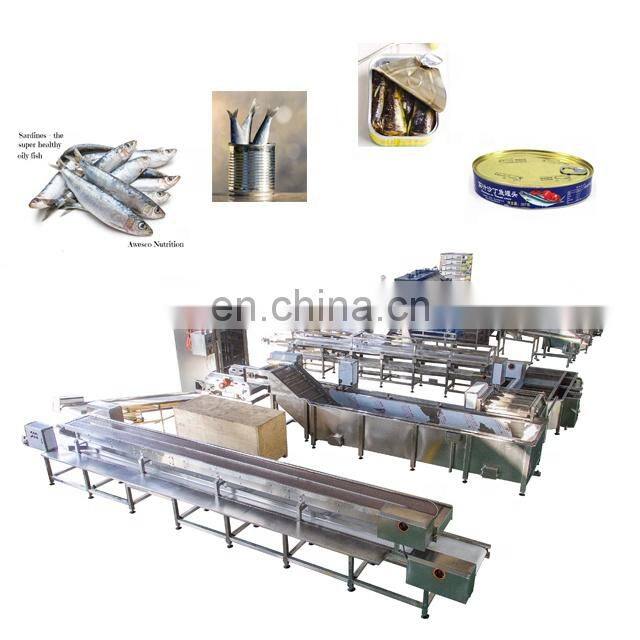 Factory Genyond Professional canned fish production line sardine processing plant tuna fish canning sealing machine