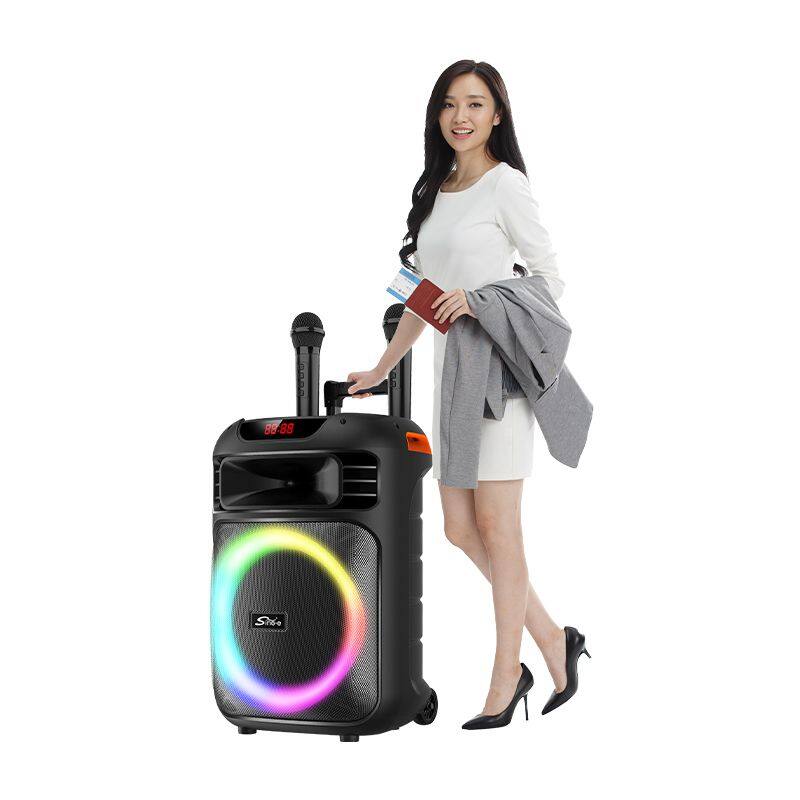 ZQS15113 4500MAH battery capacity big 40W power 15 inches bluetooth speaker with colorful lights