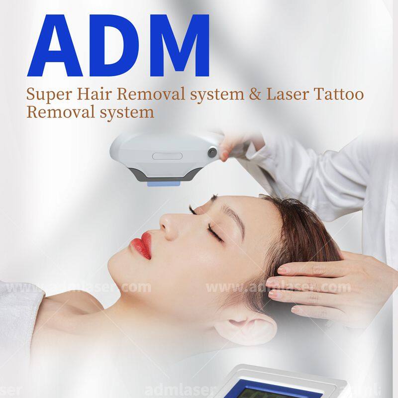 Portable 2 in 1 Q Switch Nd Yag Laser Tattoo Remover With Ipl Laser Hair Removal