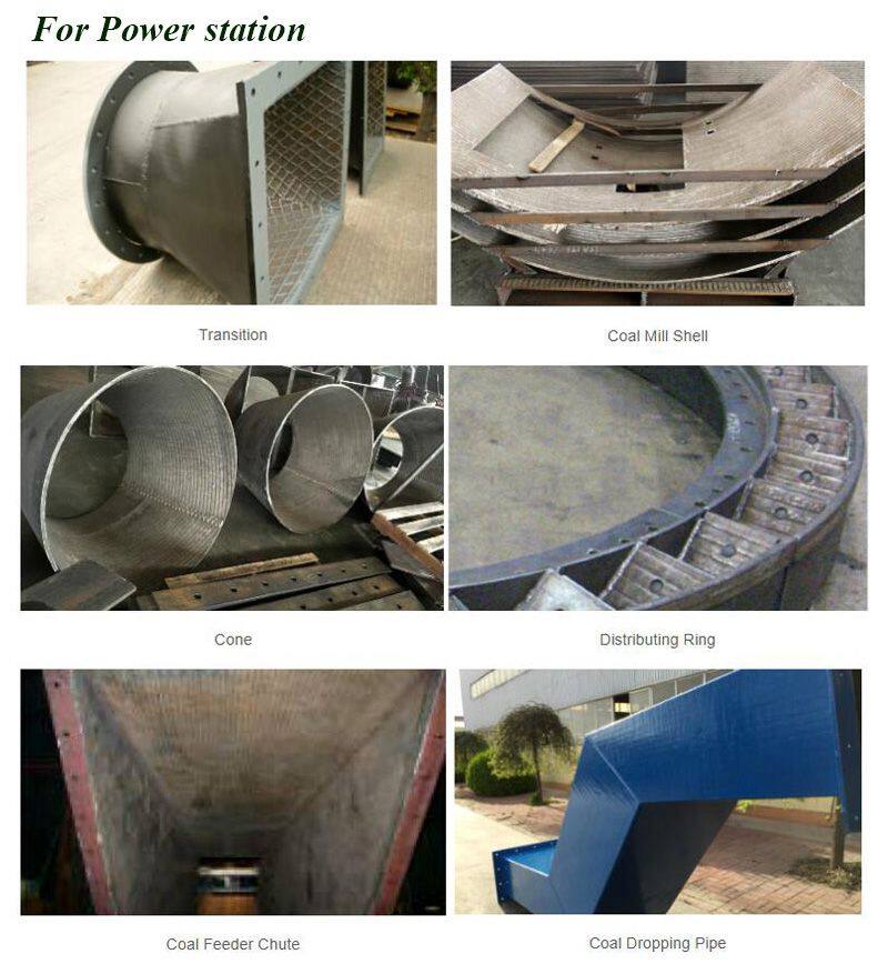 China chromium carbide overlay wear plate excavator crusher bucket liner